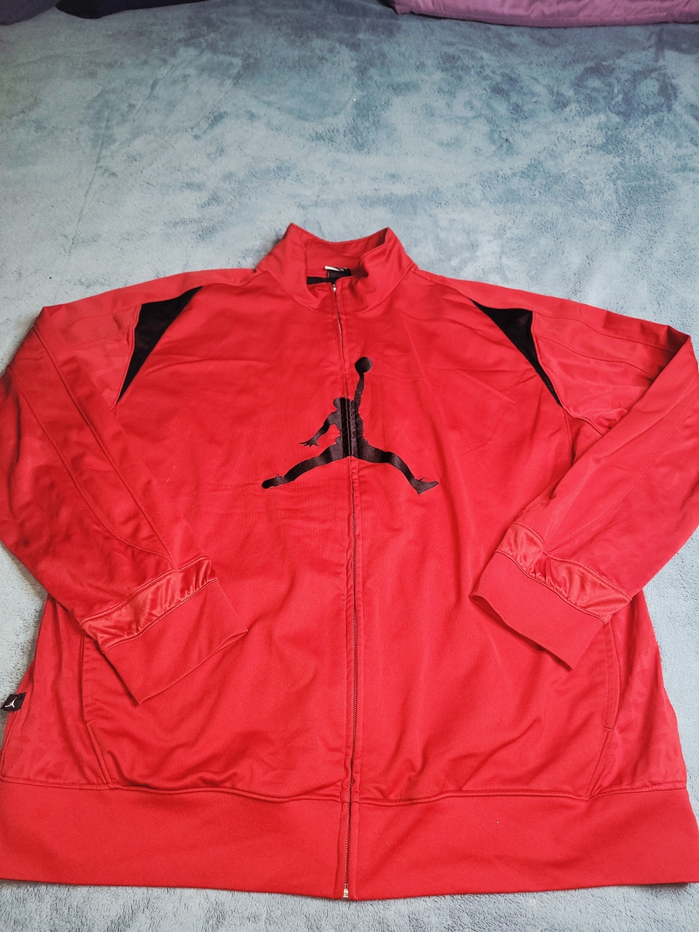 Jordan Red Full-Zip Track Jacket